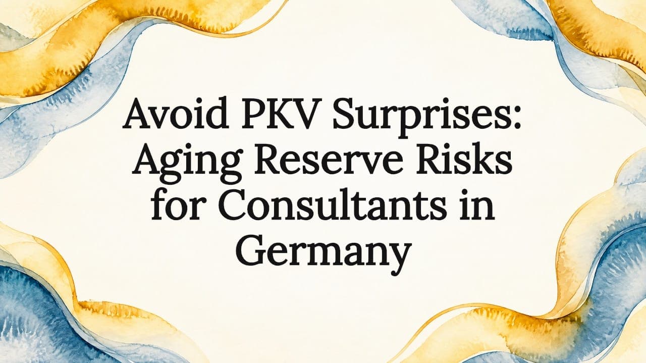 Avoid PKV Surprises: Aging Reserve Risks for Consultants in Germany