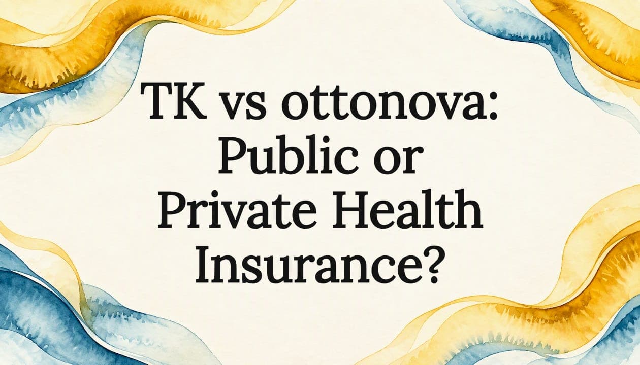 TK vs ottonova: Public or Private Health Insurance?